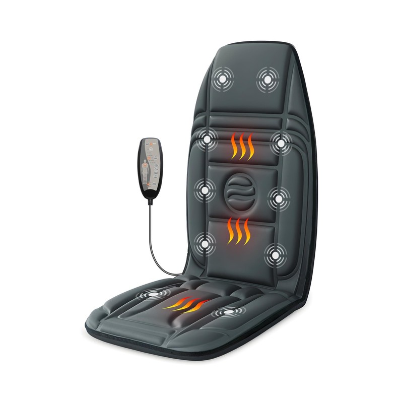 Vibration Back Massager with Heat, Massage Chair Pad with 10 Vibrat... Fast Ship