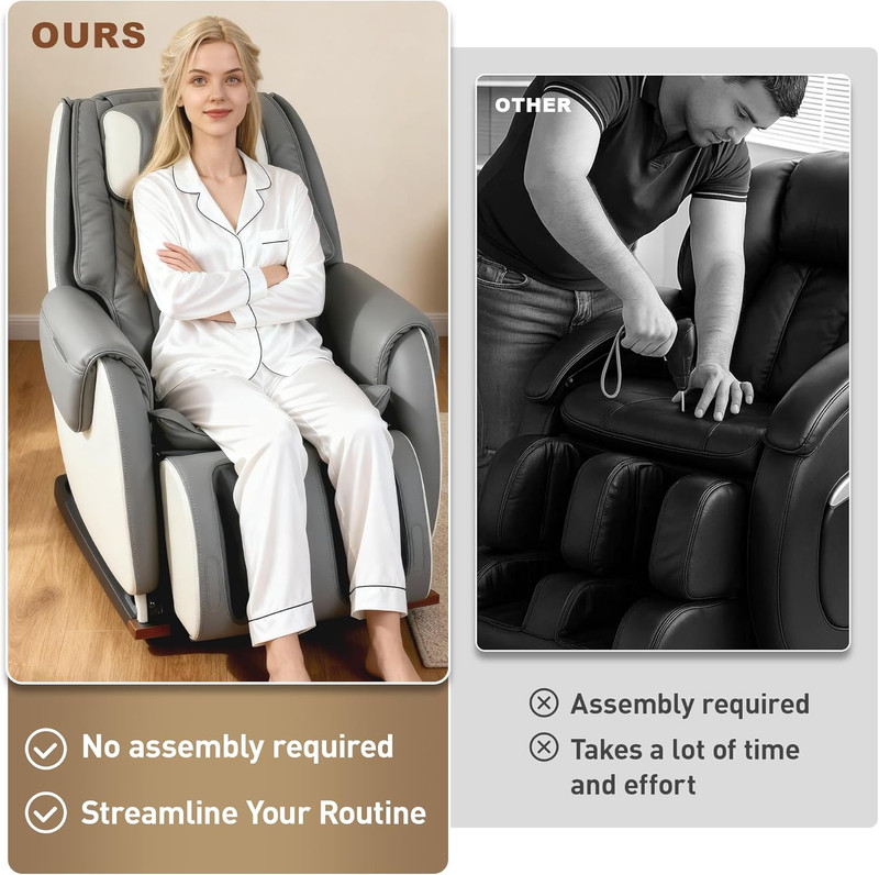 2026 Massage Chair Full Body, Rocking Massage Recliner with Heated | Full Body M gallery