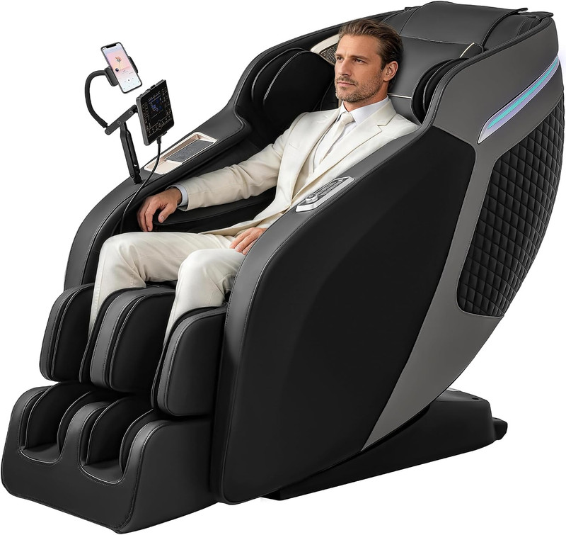2026 Massage Chair 4D Zero Gravity Full Body Massage Chair with Sl-Track & Heati