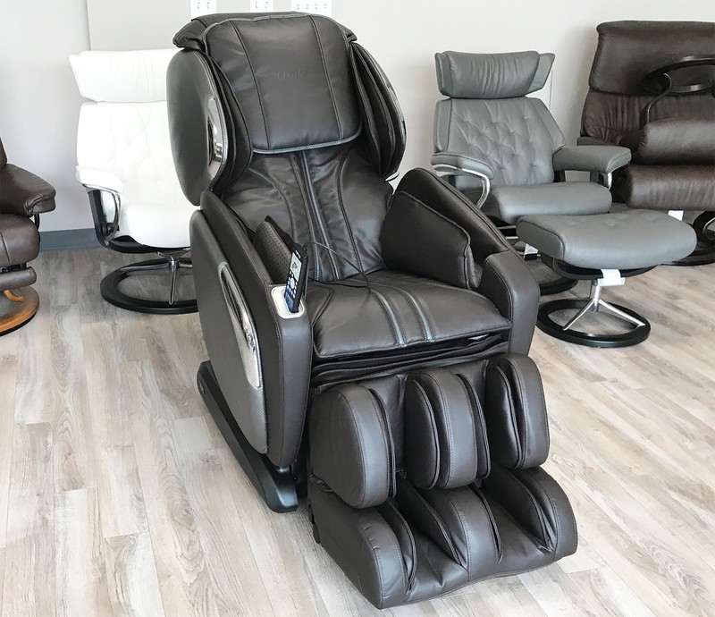 Brown Osaki OS-4000CS Zero Gravity Massage Chair Recliner + Warranty + Heat gallery