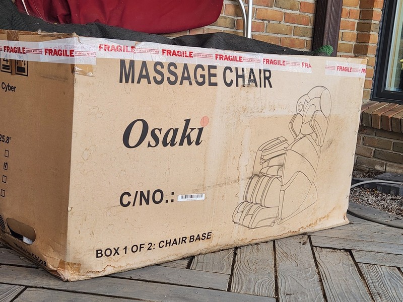 NEW OEM Osaki OS Pro 3D Cyber Massage Chair REPLACEMENT BASE Assembly – Brown –