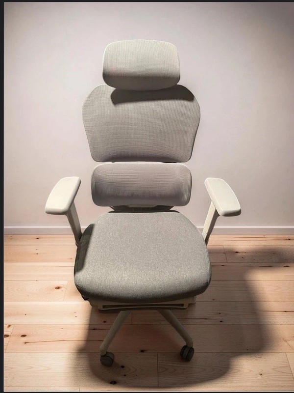 Sharper Image S-850 Mesh Massage Office Chair With Back Massager With Heat White