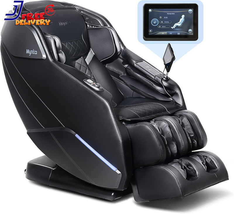 Full Body Shiatsu Massage Chair with Heat Zero Gravity & Bluetooth Speaker