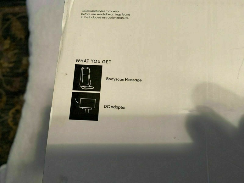 Sharper Image BodyScan Seat Topper gallery