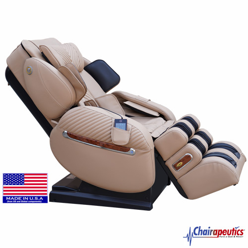 Luraco i9 Max Split L-Track EZ-Entry Heated Zero-G Medical Massage Chair Cream gallery