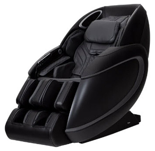 Titan 4D Fleetwood LE 50 Air Cells SL-Track Lumbar Calf Heat Massage Chair Black