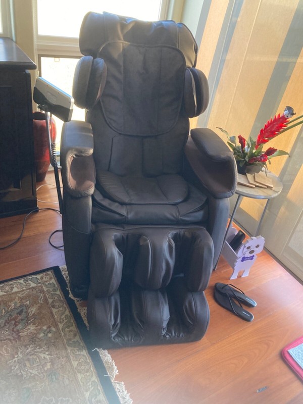 Ideal ic-smart full body massage chair zero gravity shiatsu perfect brown gallery