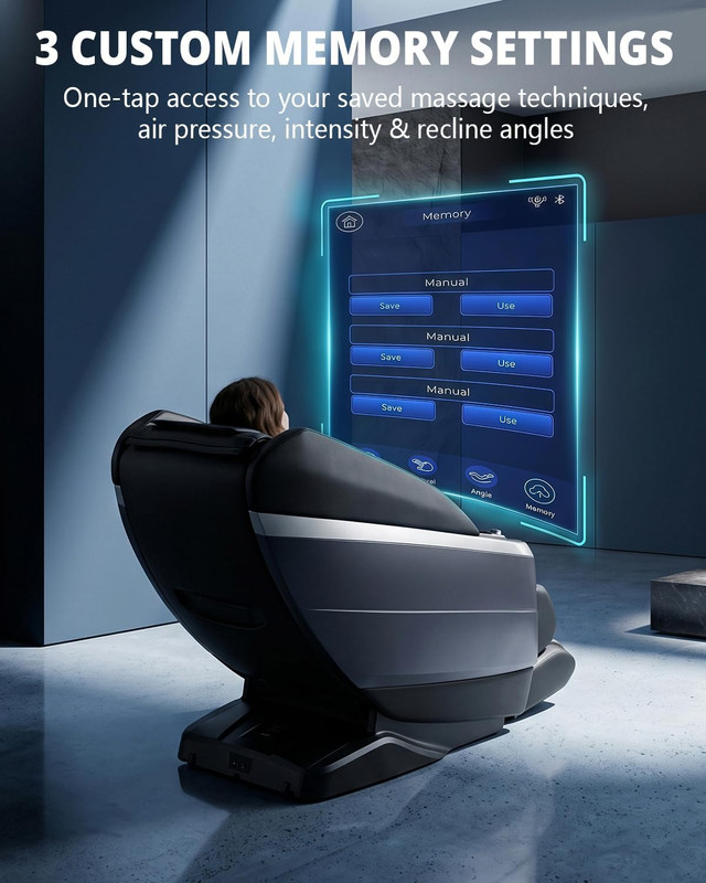 4D Full Body Massage Chair with Zero Gravity, 36 Airbags & AI Control gallery