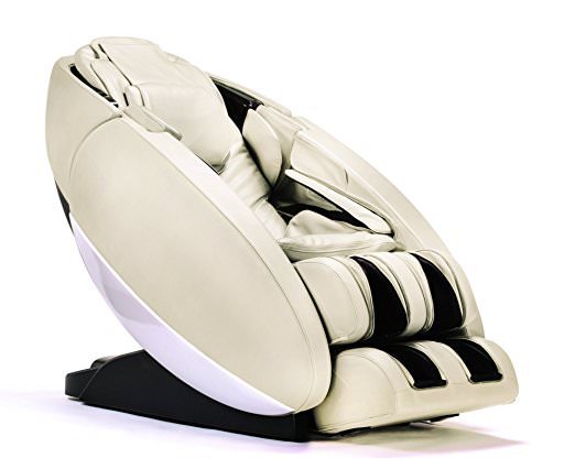 Cream Human Touch Novo Premium Zero Gravity Massage Chair Recliner Heat