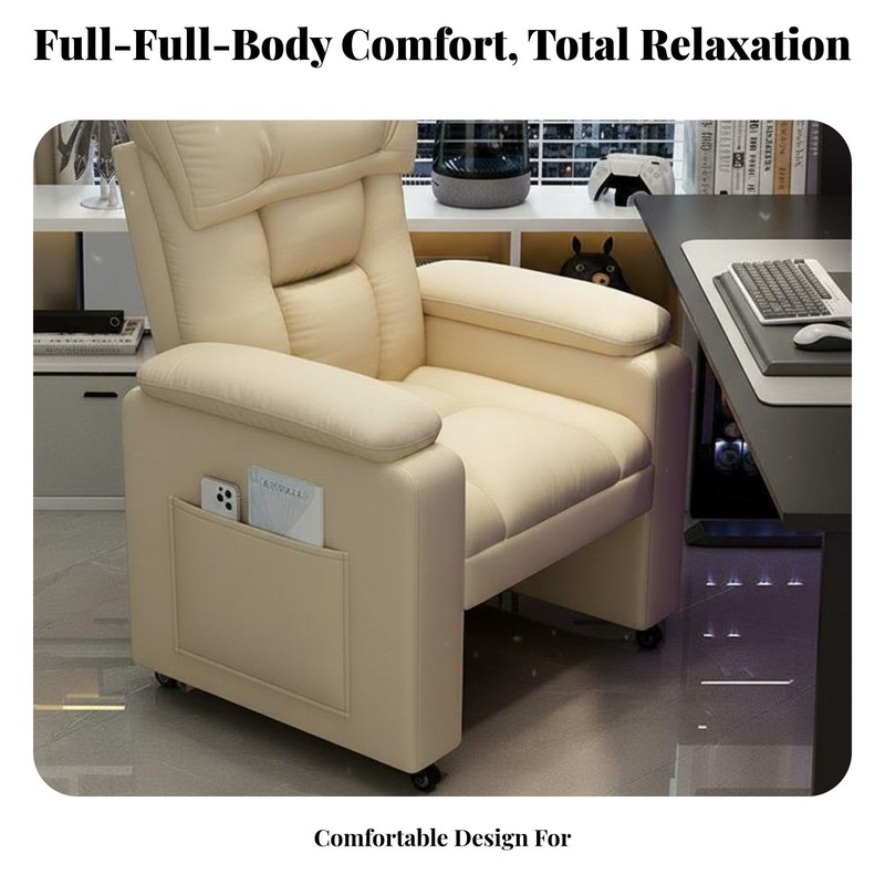 Single Person Lazy Sofa Thickly Padded Ergonomic Gaming Recliner Easy Assembly gallery