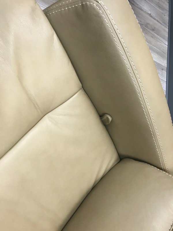 IMG Divani RG325 Large Manual Relaxer Recliner Chair Trend T408 Sand Leather gallery