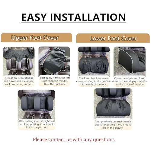 Full Body Massage Chair Cover-Shiatsu Slipcover Recliner Chair body Brown gallery