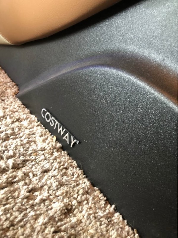 Costway Full Body Zero Gravity Massage Chair - Brown/Cream gallery