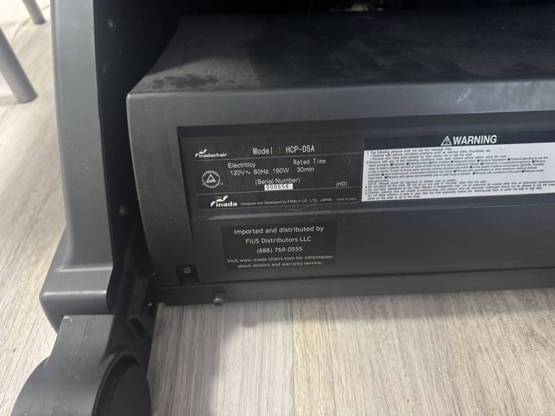 Inada Robo Massage Chair HCP-D5A gallery