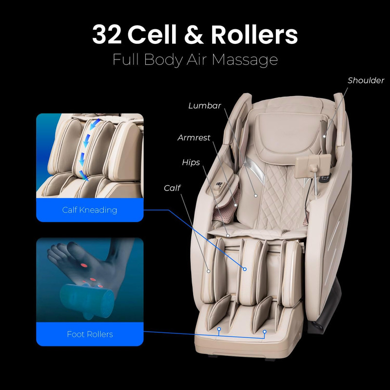 OS-3D Champ II Massage Chair | 3D SL-Track, Zero Gravity, Heating, Bluetooth gallery