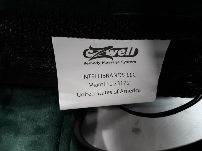 Ez-well SM-602 Neck & Back Massage Mat w/ Remote & Heat gallery