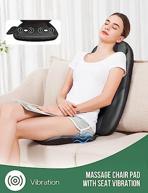 Back Massager with Heat, Gifts for Men, Women, Electric Deep Tissue Black gallery