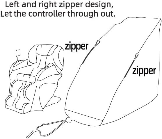 Massage Chair Cover Protector,Zero Gravity Chair Covers,Full All Body Shiatsu Si gallery