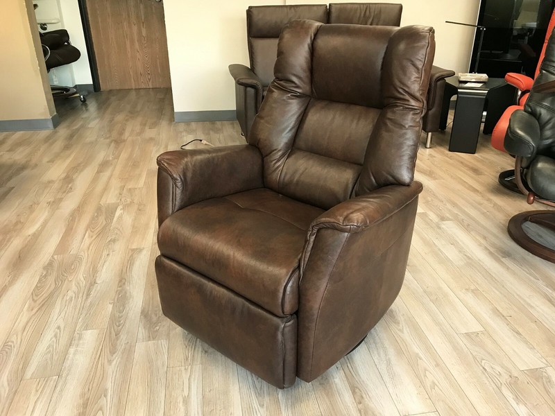 IMG Verona RM295 Medium Power Relaxer Recliner Chair S551 Truffle Leather + USB gallery