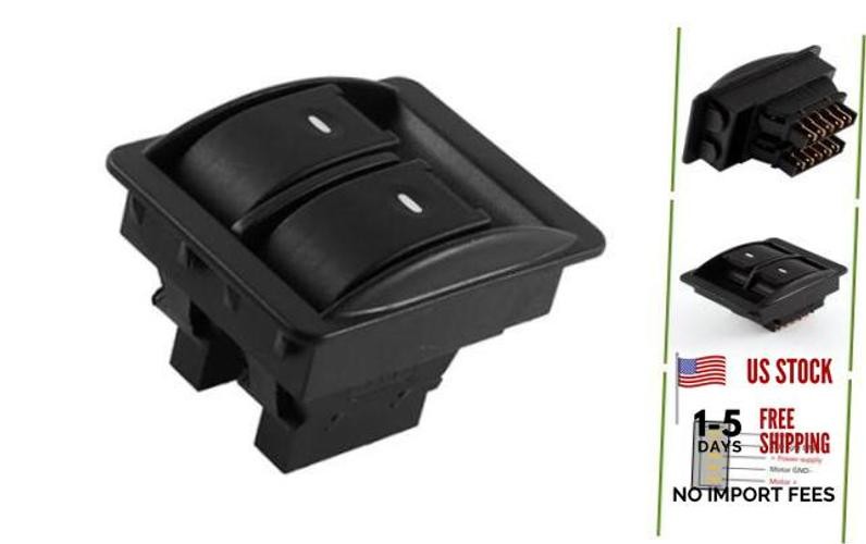 DC 12V Dual Rows Electric Power Window Master Switch – 10 Pins for Car