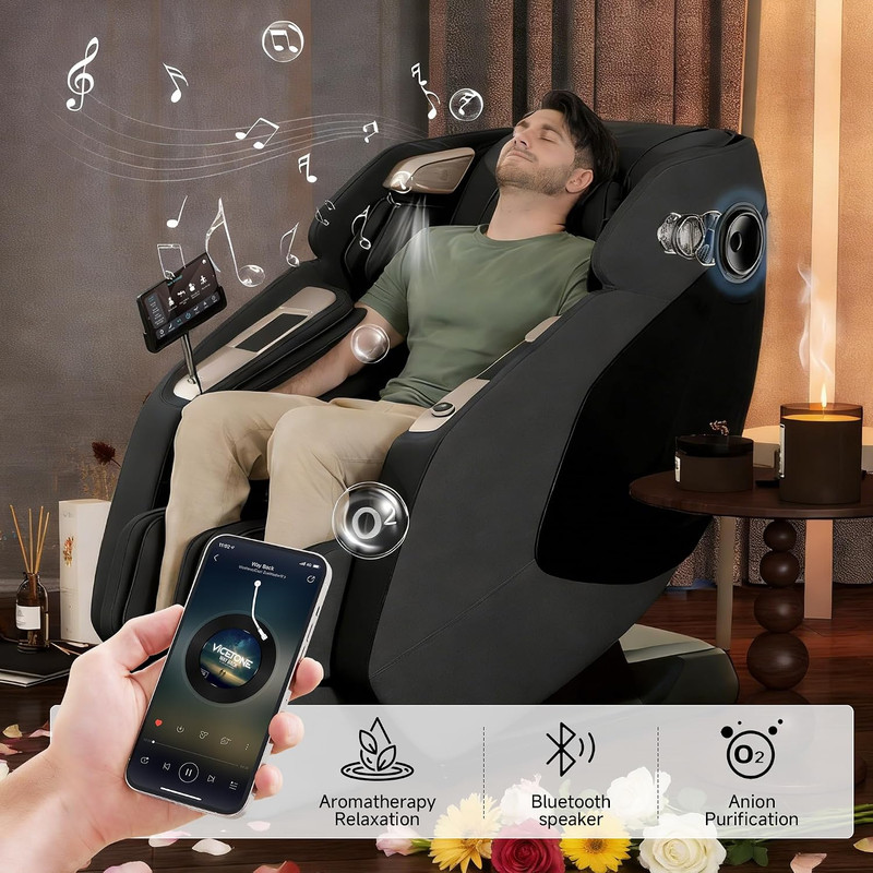 4D Zero Gravity Massage Chair - Full Body Relaxation with 20 Auto Modes gallery