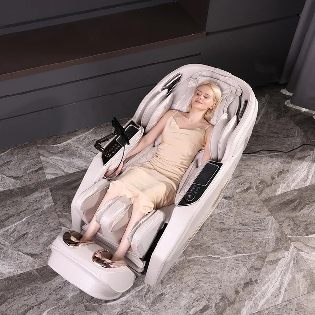 Luxury Full Body Zero Gravity Massage Chair Heating Head Foot 180° Bluetooth Ai gallery
