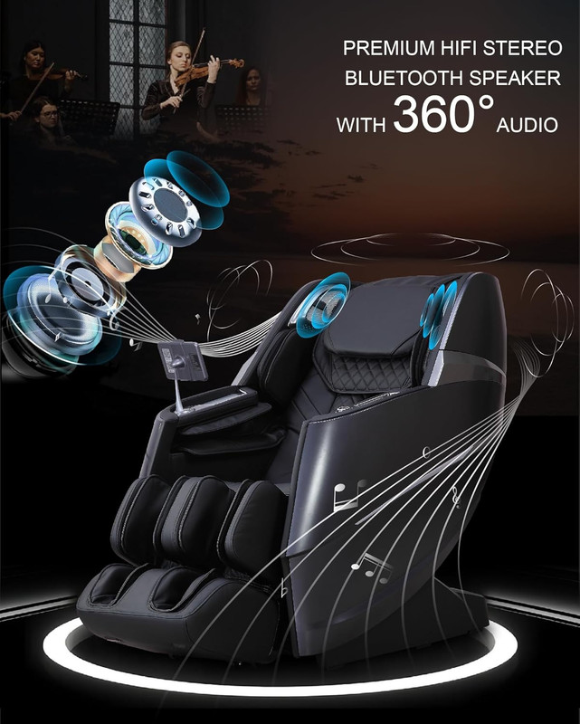 Upgrade 4D Massage Chair Zero Gravity Massage Chair Full Body and Recliner AI Vo gallery