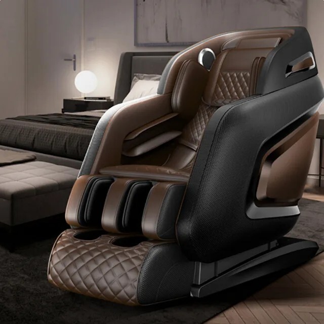 Luxury Full Body 4D Zero Gravity Massage Chair Heating Head Foot 180° Bluetooth gallery