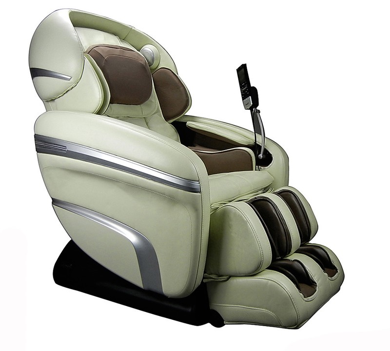 Osaki OS-7200CR Quad Massage Chair Zero Gravity Recliner Foot Rollers Cream gallery