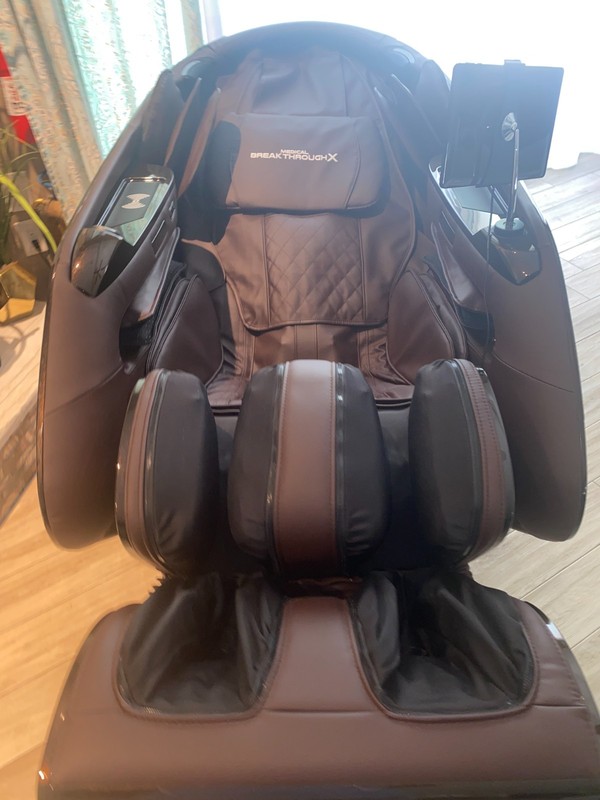 4mo old Massage Chair- Medical Breakthrough X (gen 4.2) brown- extra large gallery