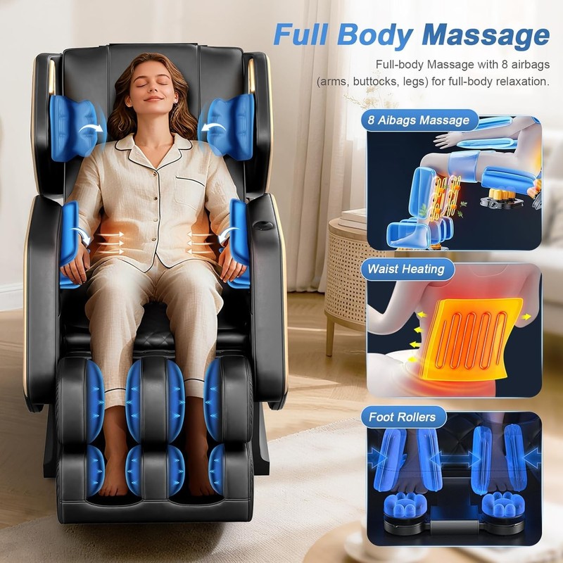 Massage Chair Full Body, Zero Gravity Massage Chair 2026 for Back Fatigue gallery