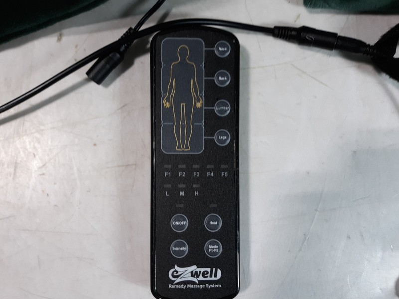 Ez-well SM-602 Neck & Back Massage Mat w/ Remote & Heat gallery