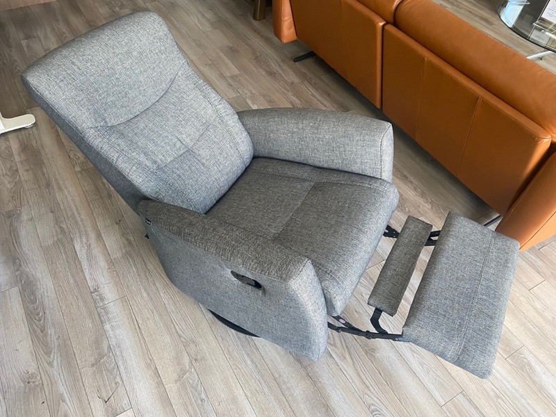 Fjords Oslo Swing Relaxer Manual Recliner Chair in Dream Mole Fabric gallery