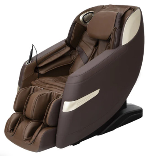 Titan 3D Quantum SL-Track 3 Stage Zero-G BT-Speakers Heated Massage Chair Brown