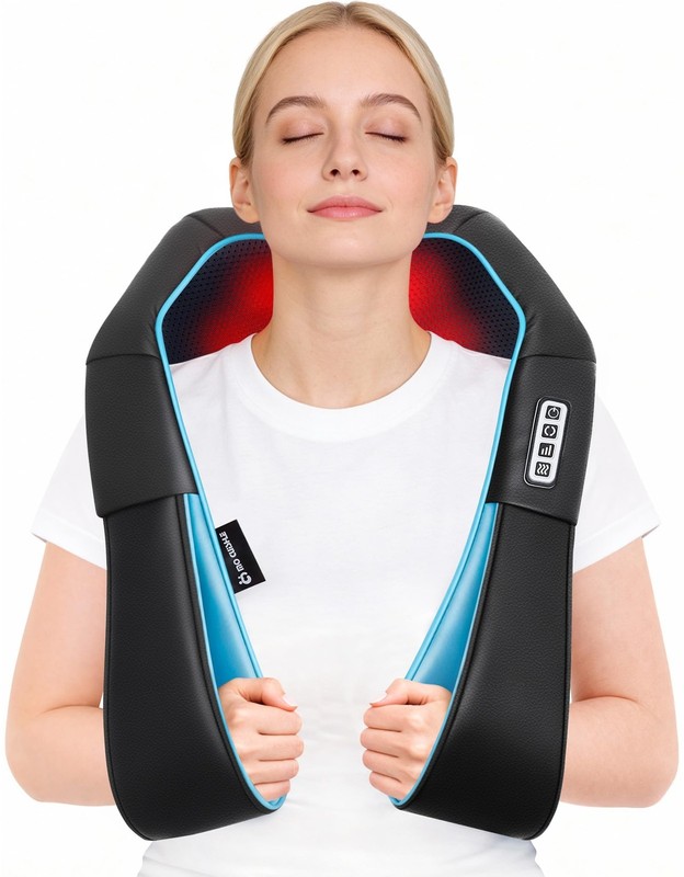 Mo Cuishle Shiatsu Neck Massager for Pain Relief – Deep Kneading Back Shou gallery