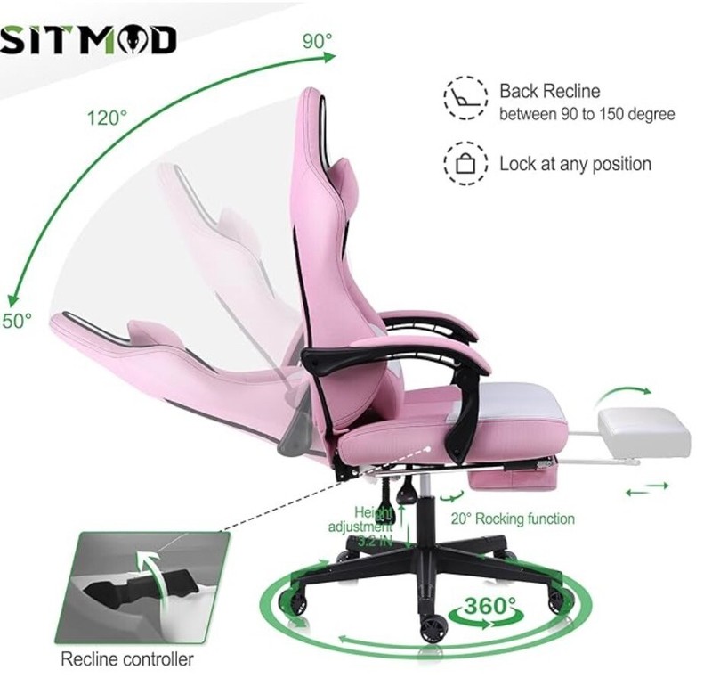 gamer chair with massage gallery
