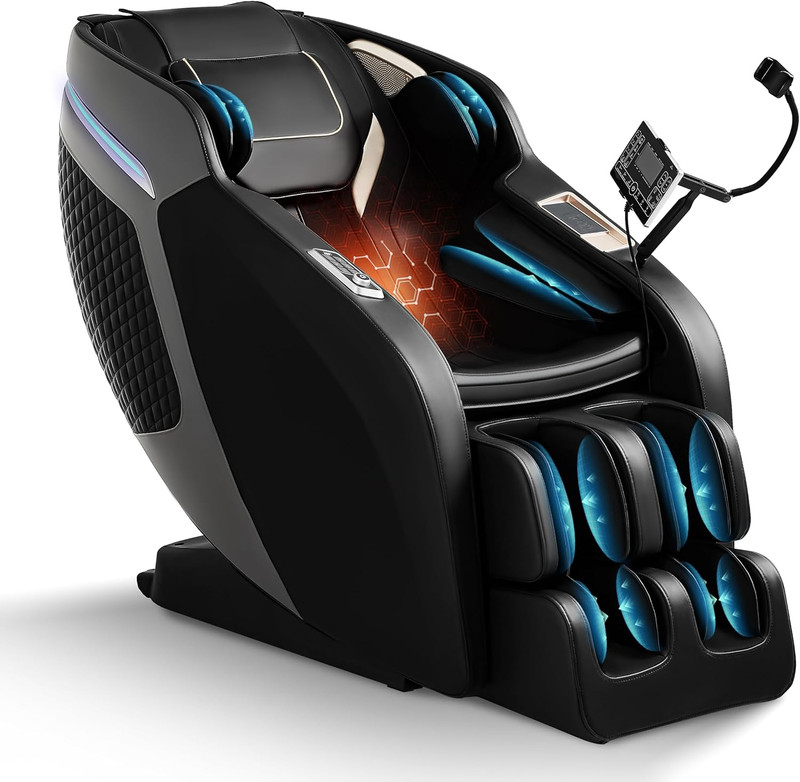 Luxury 4D Full Body Massage Chair with Calf Kneading, Zero Gravity Sl-Track Shia