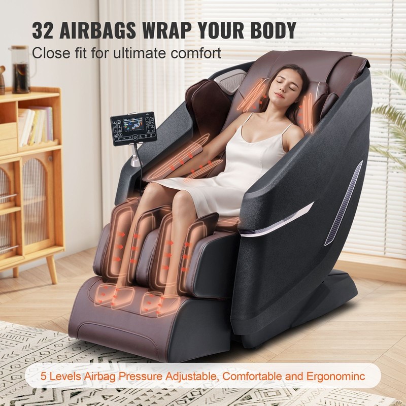 3D Shiatsu Massage Chair with Zero Gravity, 32 Airbags & Heated Lumbar gallery