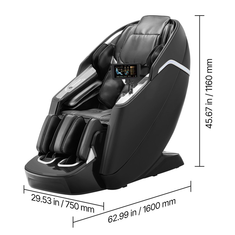 Dual-Core 4D+3D Massage Chair with Heat and Airbags gallery