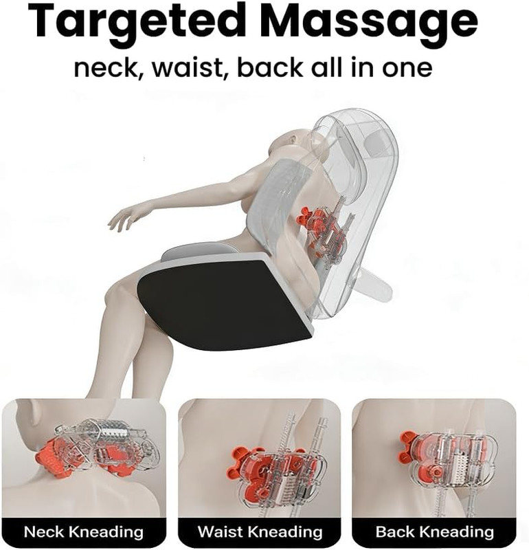 Shiatsu Massage Chair with Heat, Full Back Shiatsu & Rolling, Comfortable Massag gallery