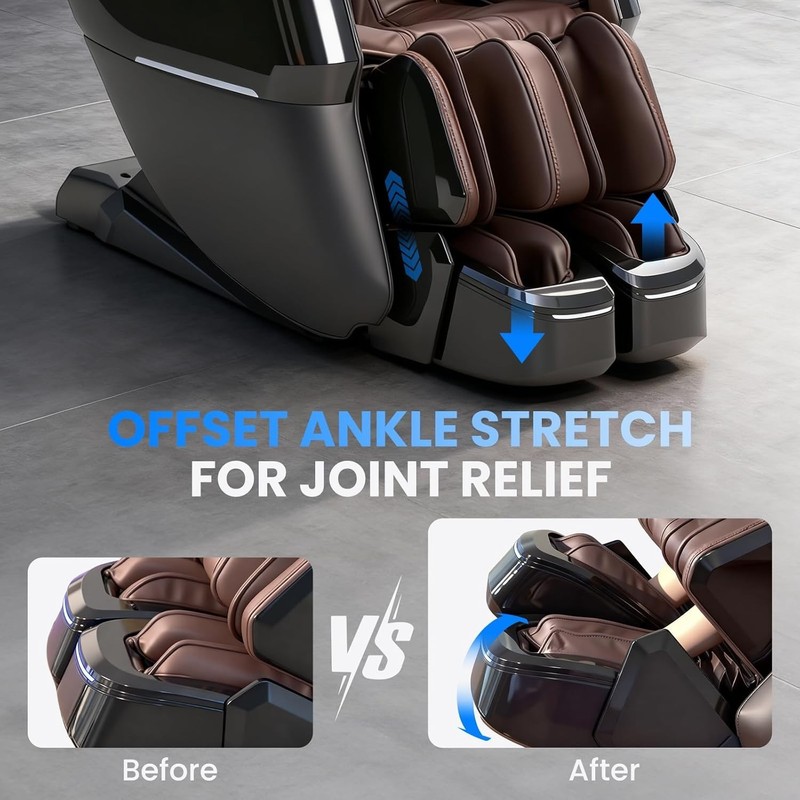 4D Massage Chair Full Body with Space Walk & Ankle Stretch, 2026 Zero Gravity 55 gallery