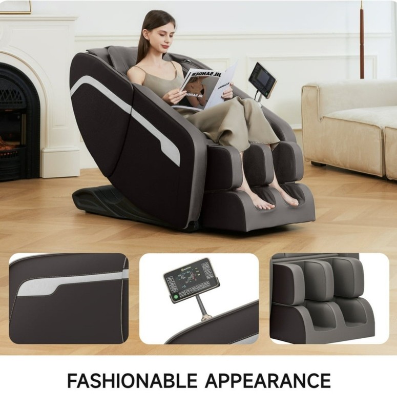 Full Body Zero Gravity Shiatsu Massage Chair Recliner with Foot Roller &... gallery