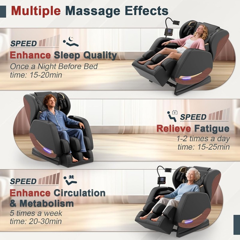 Massage Chair, Massage Chairs Full Body and Recliner with 10 Fixed Points gallery