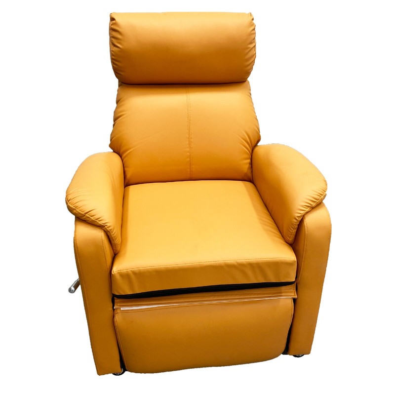 Orange Multi Functional Sofa Chair Manual Adjustment Beauty Massage w/Wheels gallery