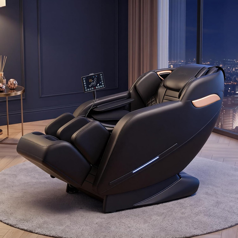 3D Zero-Gravity Full Body Massage Chair with Heat & Bluetooth for Home/Office gallery