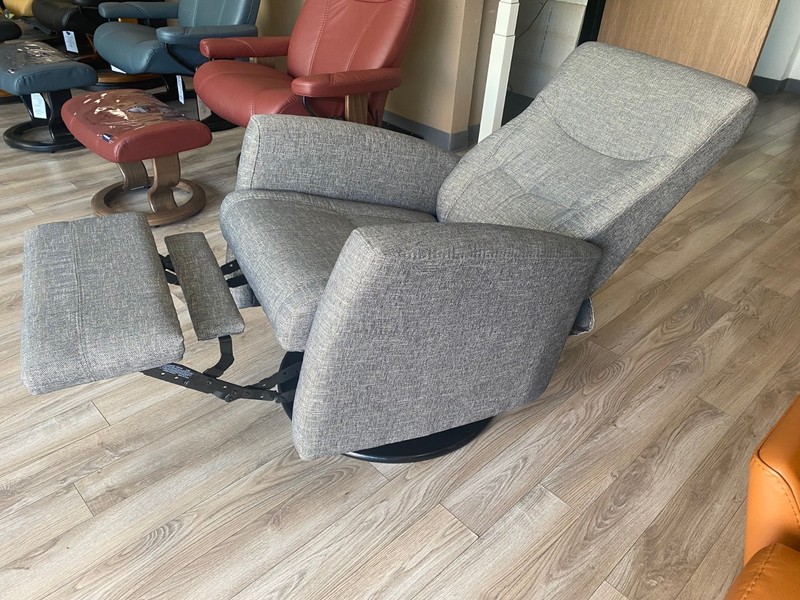 Fjords Oslo Swing Relaxer Manual Recliner Chair in Dream Mole Fabric gallery