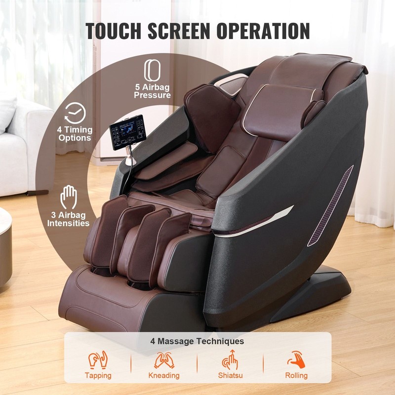 3D Shiatsu Massage Chair with Zero Gravity, 32 Airbags & Heated Lumbar gallery