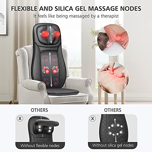 shiatsu Neck & Back Massager with Heat, Full Back Kneading back massager SL233 gallery