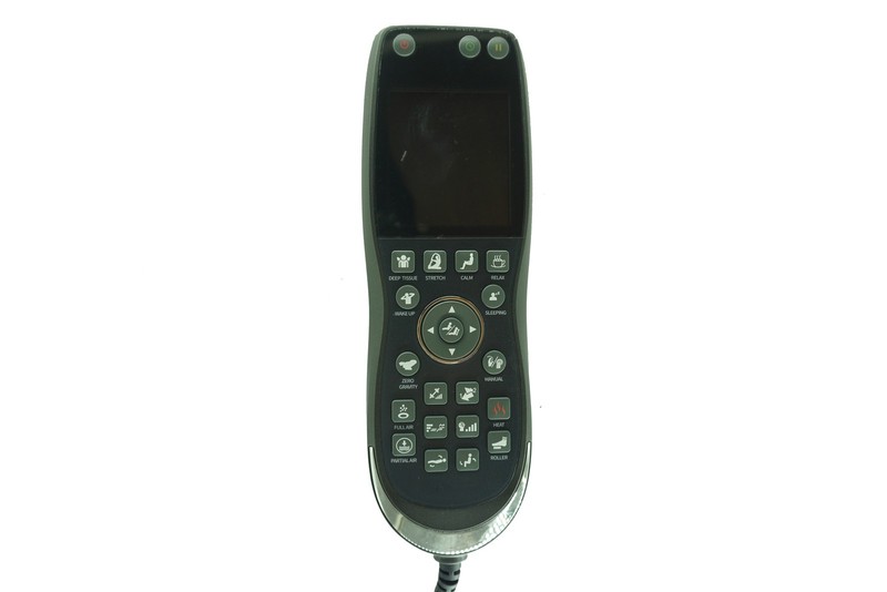 Remote Control Hand Osaki Black Faux Leather Electric Massage Recliner Chair