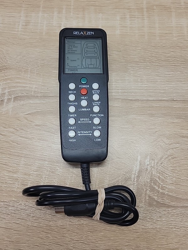 Relaxzen Massage Chair Electric Black Remote Control Model 60-2910 (8 Pin)